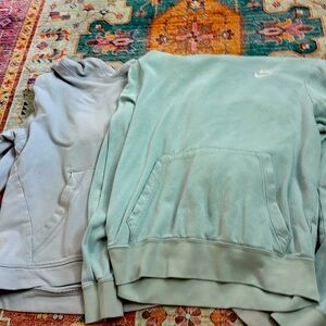 All in motion and Nike hoodies